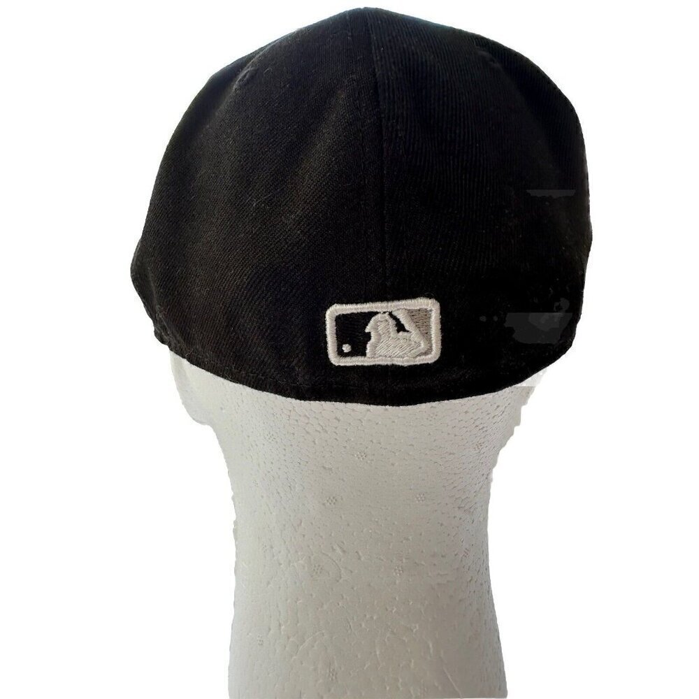Chicago White Sox Hat Cap New Era Size 7 1/2 Fitted Black 59Fifty On Field - Picture 4 of 6